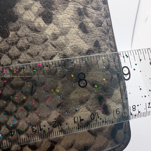 Michael Kors Python Crossbody Bag With Chain Derail - Picture 11 of 12